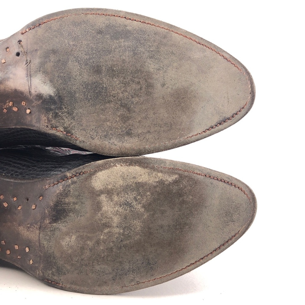 Nocona 817 Black Deertan Western Boots 10.5 E - Picture 11 of 16